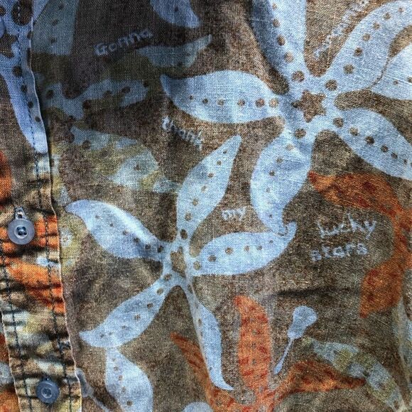 Margaritaville Size Large (L) Linen Shirt Jimmy Buffett - Picture 7 of 7